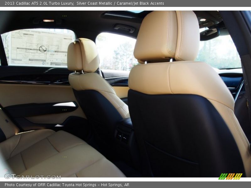 Silver Coast Metallic / Caramel/Jet Black Accents 2013 Cadillac ATS 2.0L Turbo Luxury