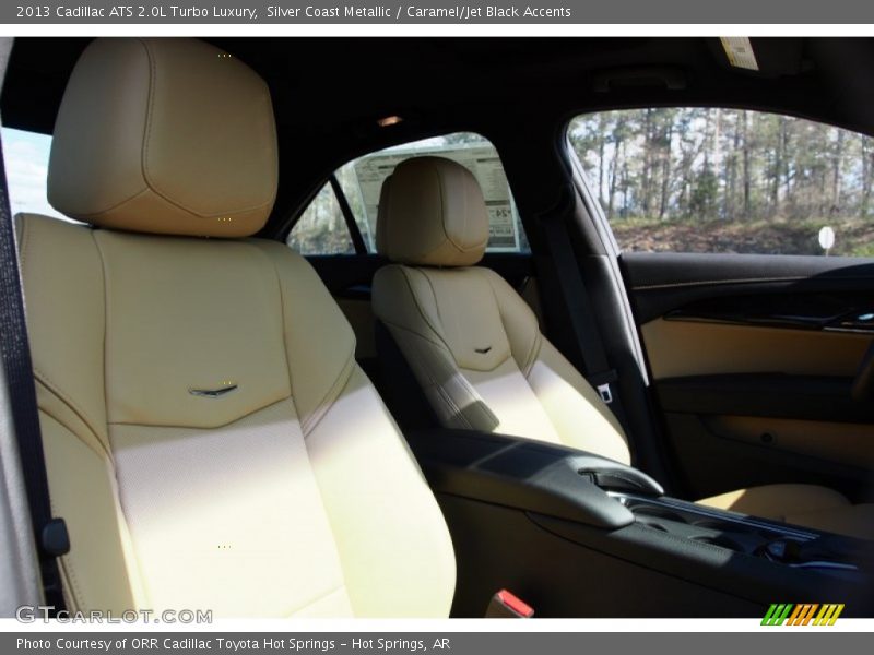 Silver Coast Metallic / Caramel/Jet Black Accents 2013 Cadillac ATS 2.0L Turbo Luxury