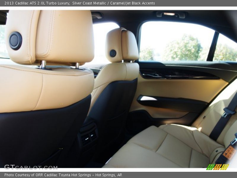 Silver Coast Metallic / Caramel/Jet Black Accents 2013 Cadillac ATS 2.0L Turbo Luxury