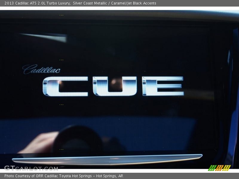 Silver Coast Metallic / Caramel/Jet Black Accents 2013 Cadillac ATS 2.0L Turbo Luxury