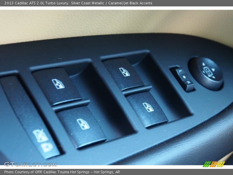 Silver Coast Metallic / Caramel/Jet Black Accents 2013 Cadillac ATS 2.0L Turbo Luxury