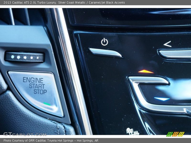 Silver Coast Metallic / Caramel/Jet Black Accents 2013 Cadillac ATS 2.0L Turbo Luxury