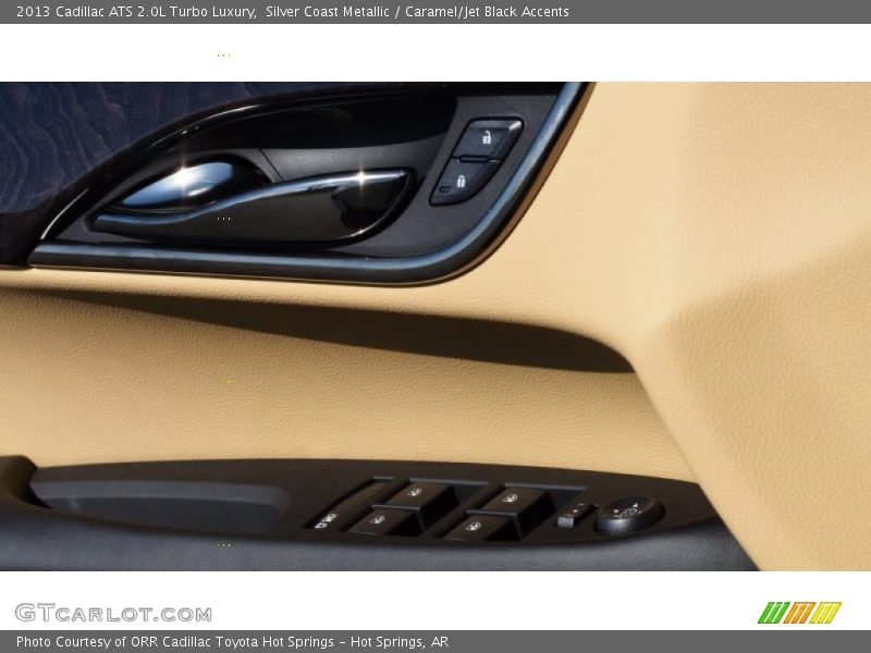 Silver Coast Metallic / Caramel/Jet Black Accents 2013 Cadillac ATS 2.0L Turbo Luxury
