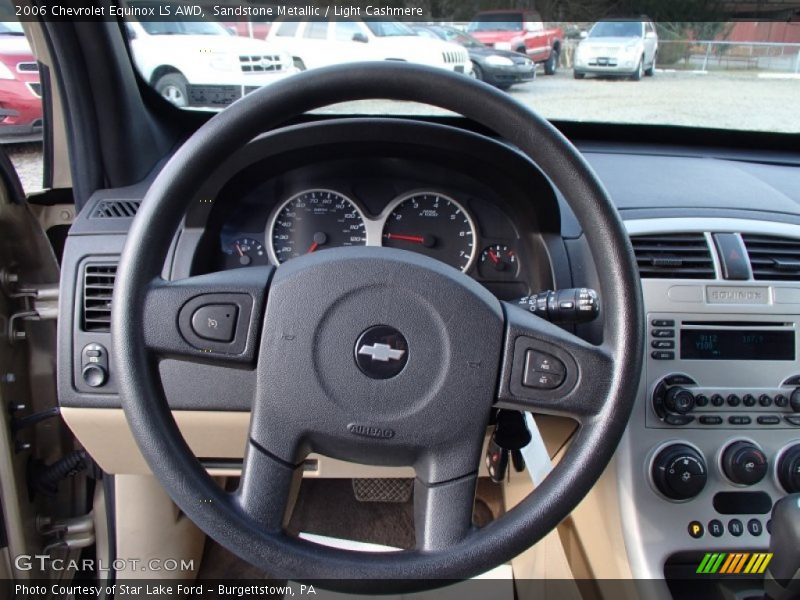 Sandstone Metallic / Light Cashmere 2006 Chevrolet Equinox LS AWD
