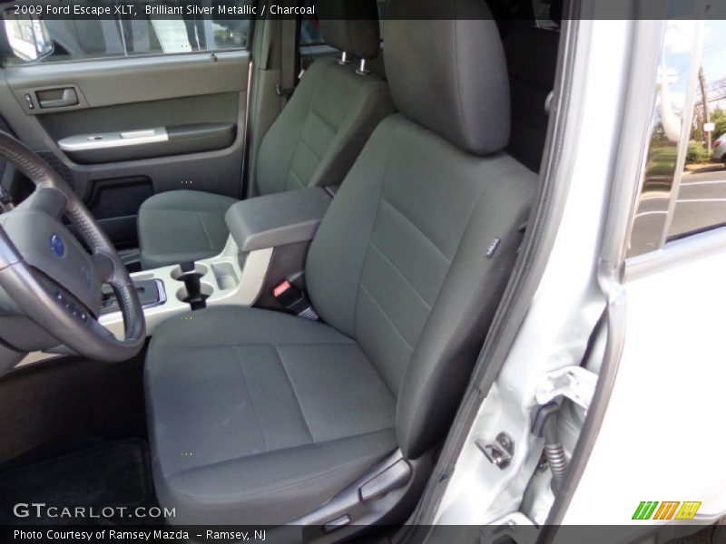 Brilliant Silver Metallic / Charcoal 2009 Ford Escape XLT