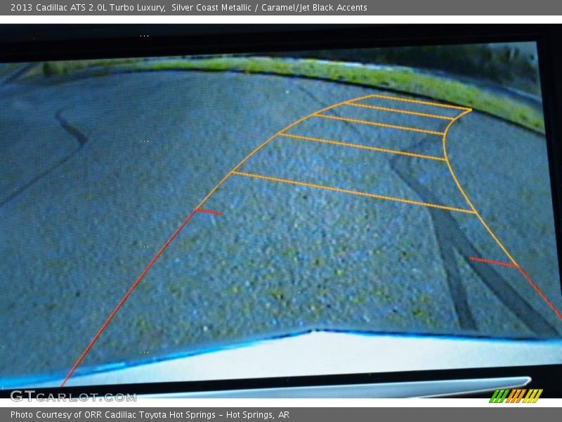 Silver Coast Metallic / Caramel/Jet Black Accents 2013 Cadillac ATS 2.0L Turbo Luxury