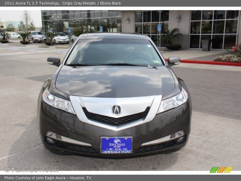 Grigio Gray Metallic / Ebony Black 2011 Acura TL 3.5 Technology