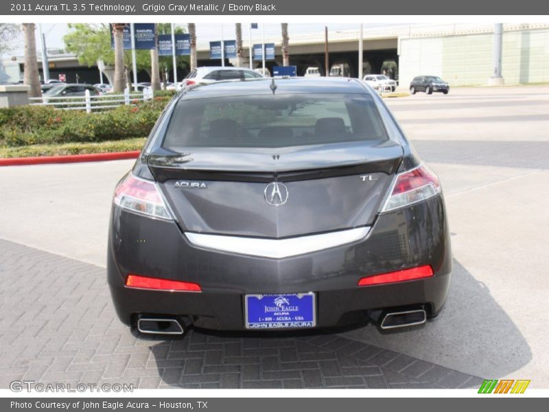 Grigio Gray Metallic / Ebony Black 2011 Acura TL 3.5 Technology