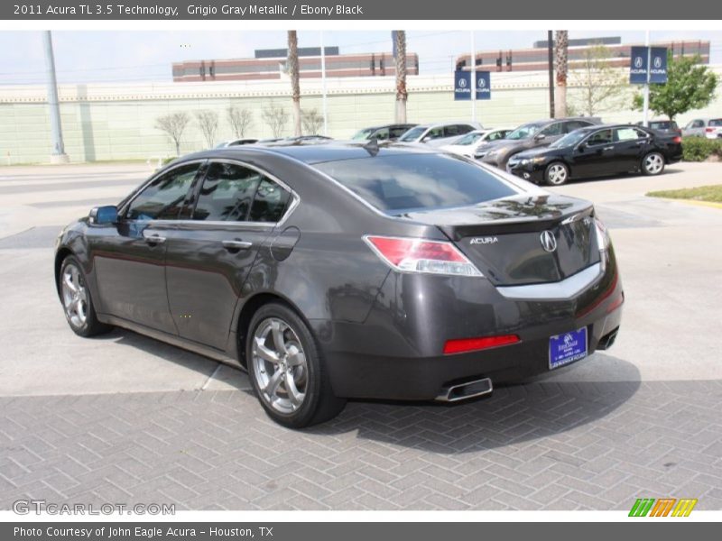 Grigio Gray Metallic / Ebony Black 2011 Acura TL 3.5 Technology