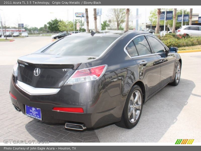 Grigio Gray Metallic / Ebony Black 2011 Acura TL 3.5 Technology