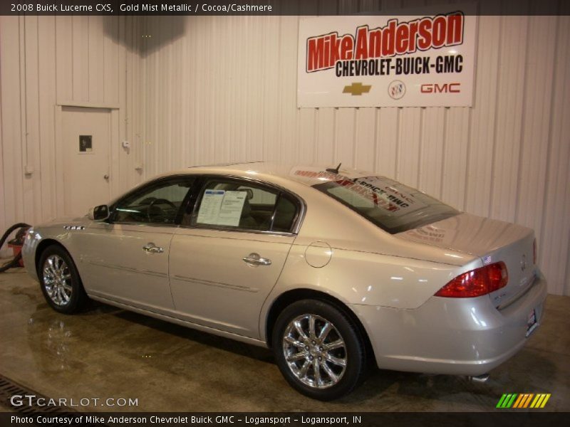 Gold Mist Metallic / Cocoa/Cashmere 2008 Buick Lucerne CXS