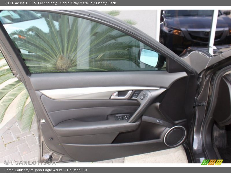 Grigio Gray Metallic / Ebony Black 2011 Acura TL 3.5 Technology