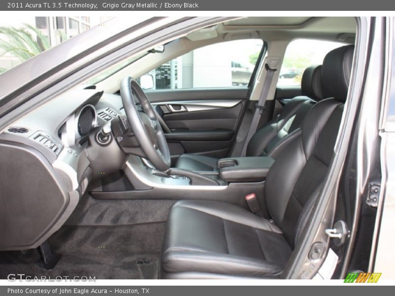 Grigio Gray Metallic / Ebony Black 2011 Acura TL 3.5 Technology