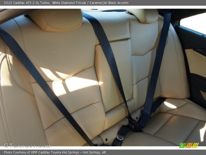 White Diamond Tricoat / Caramel/Jet Black Accents 2013 Cadillac ATS 2.0L Turbo