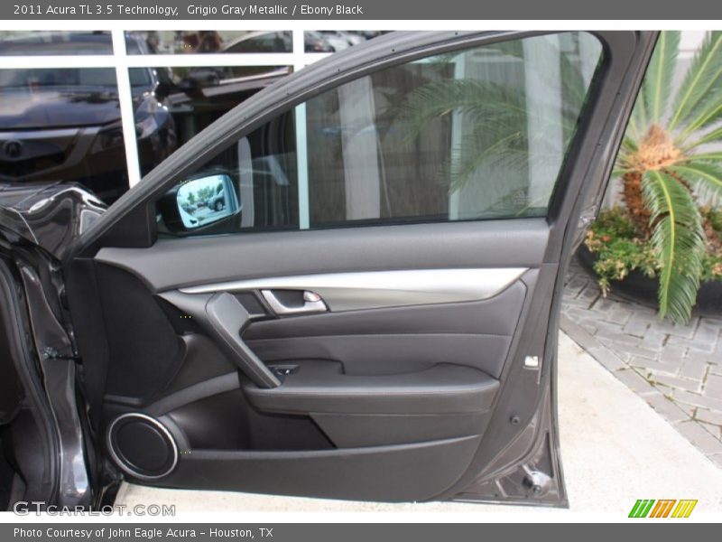 Grigio Gray Metallic / Ebony Black 2011 Acura TL 3.5 Technology