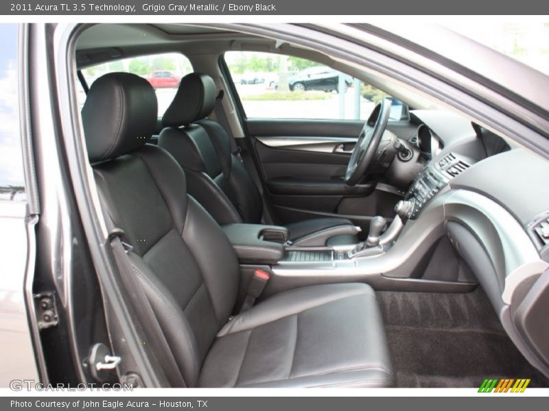 Grigio Gray Metallic / Ebony Black 2011 Acura TL 3.5 Technology