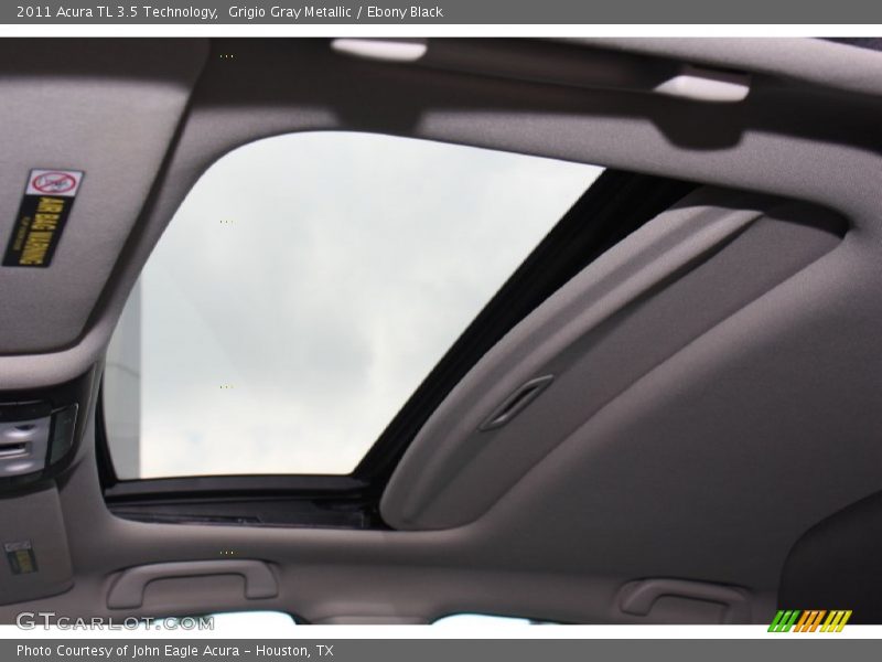 Grigio Gray Metallic / Ebony Black 2011 Acura TL 3.5 Technology