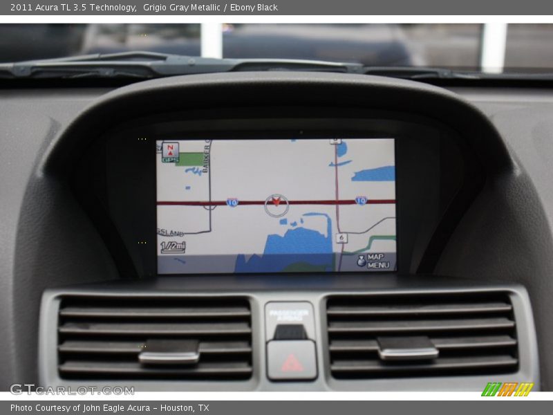 Grigio Gray Metallic / Ebony Black 2011 Acura TL 3.5 Technology