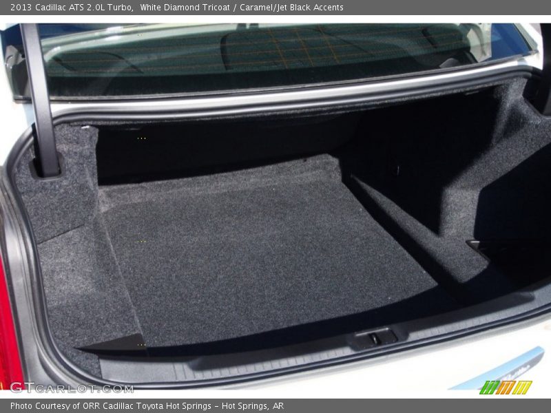 White Diamond Tricoat / Caramel/Jet Black Accents 2013 Cadillac ATS 2.0L Turbo