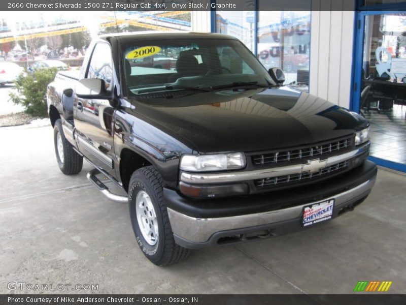 Onyx Black / Graphite 2000 Chevrolet Silverado 1500 Z71 Regular Cab 4x4