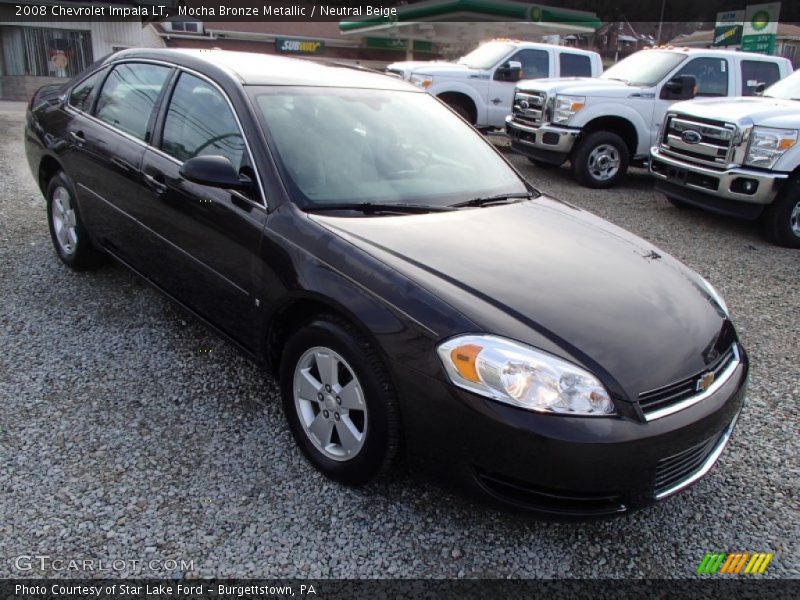 Mocha Bronze Metallic / Neutral Beige 2008 Chevrolet Impala LT