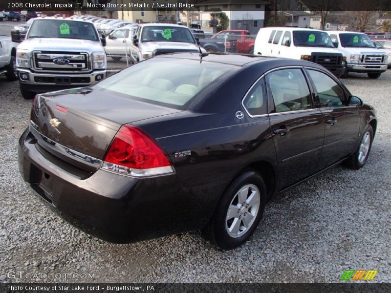 Mocha Bronze Metallic / Neutral Beige 2008 Chevrolet Impala LT