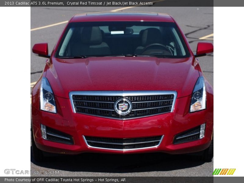 Crystal Red Tintcoat / Jet Black/Jet Black Accents 2013 Cadillac ATS 3.6L Premium