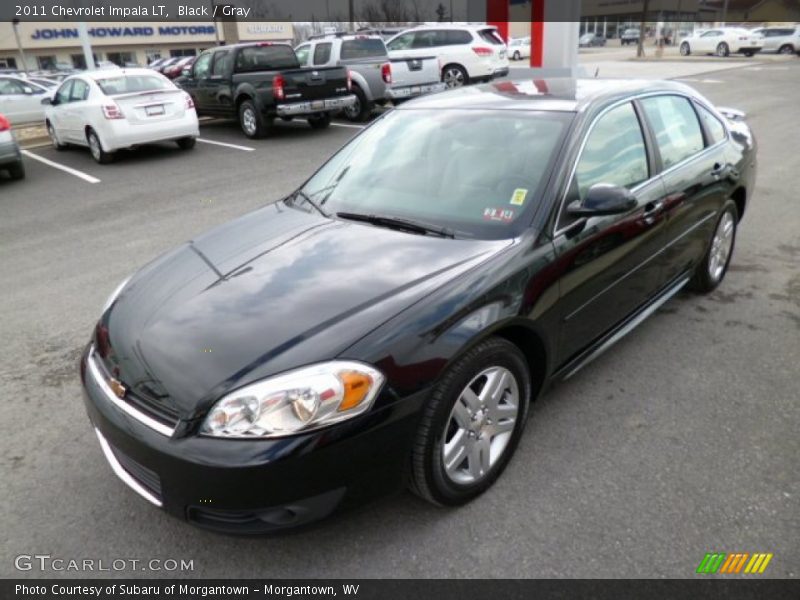 Black / Gray 2011 Chevrolet Impala LT