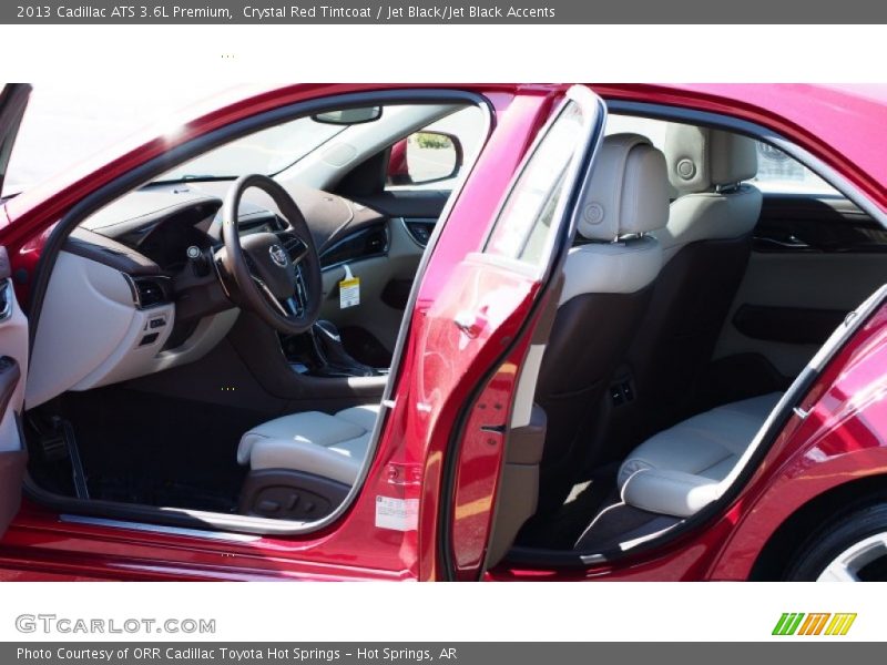 Crystal Red Tintcoat / Jet Black/Jet Black Accents 2013 Cadillac ATS 3.6L Premium