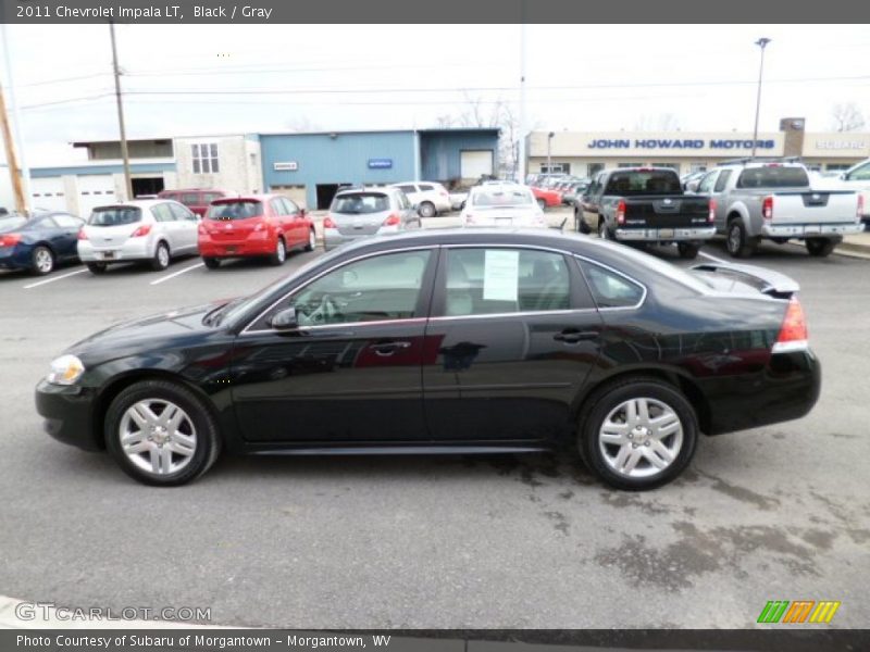 Black / Gray 2011 Chevrolet Impala LT