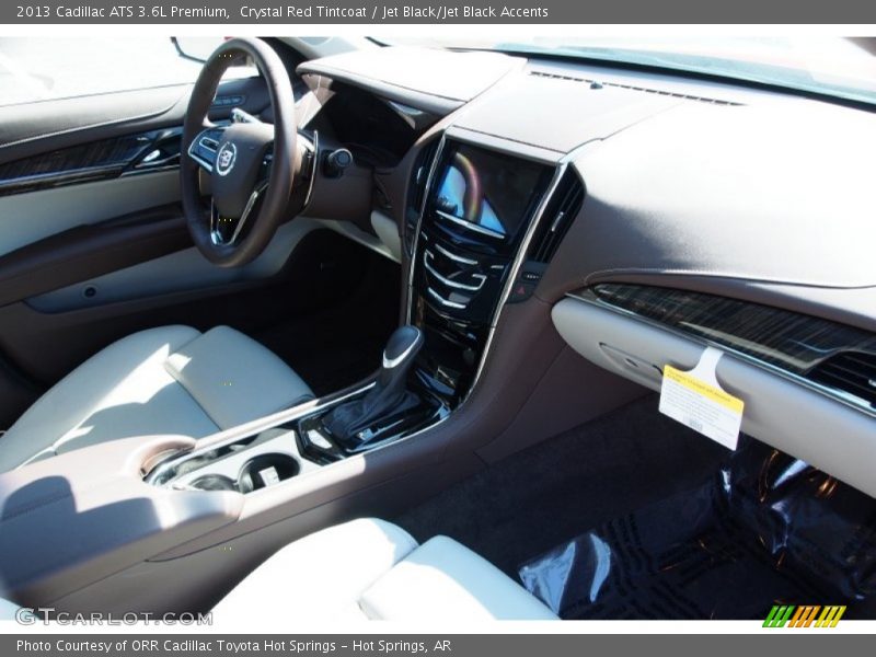 Crystal Red Tintcoat / Jet Black/Jet Black Accents 2013 Cadillac ATS 3.6L Premium