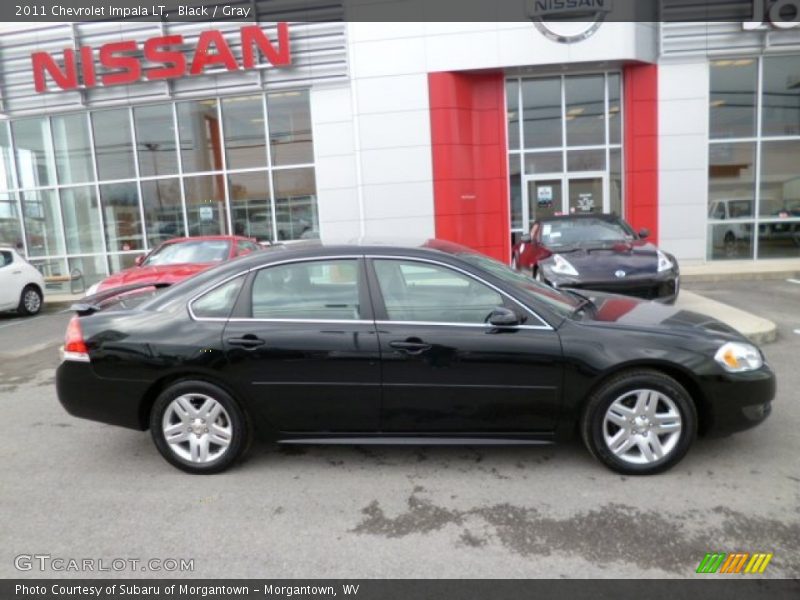 Black / Gray 2011 Chevrolet Impala LT