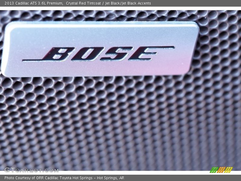 Crystal Red Tintcoat / Jet Black/Jet Black Accents 2013 Cadillac ATS 3.6L Premium