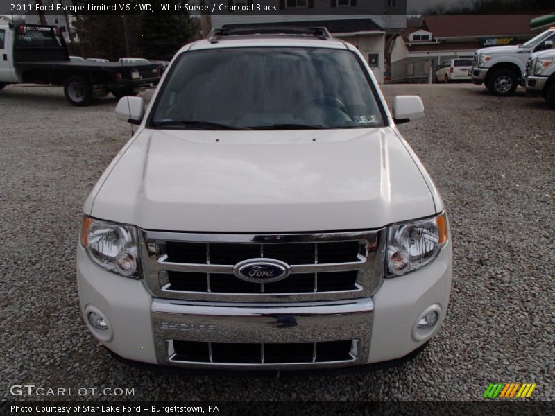 White Suede / Charcoal Black 2011 Ford Escape Limited V6 4WD