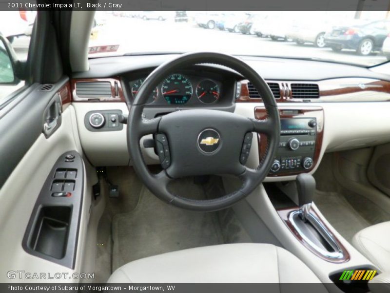 Black / Gray 2011 Chevrolet Impala LT