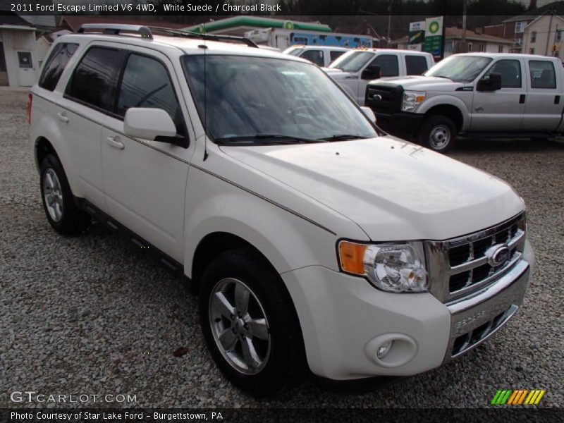 White Suede / Charcoal Black 2011 Ford Escape Limited V6 4WD