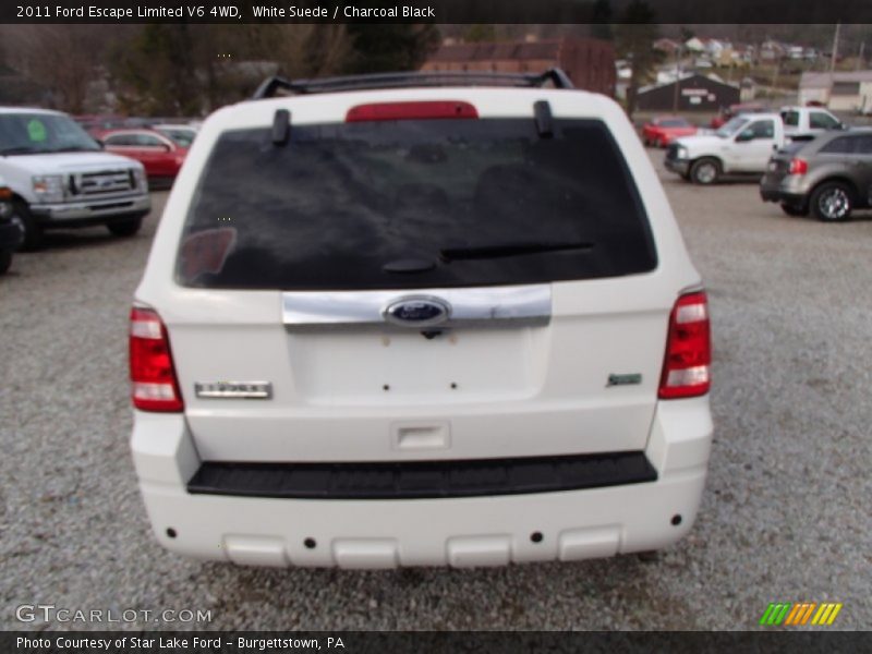 White Suede / Charcoal Black 2011 Ford Escape Limited V6 4WD