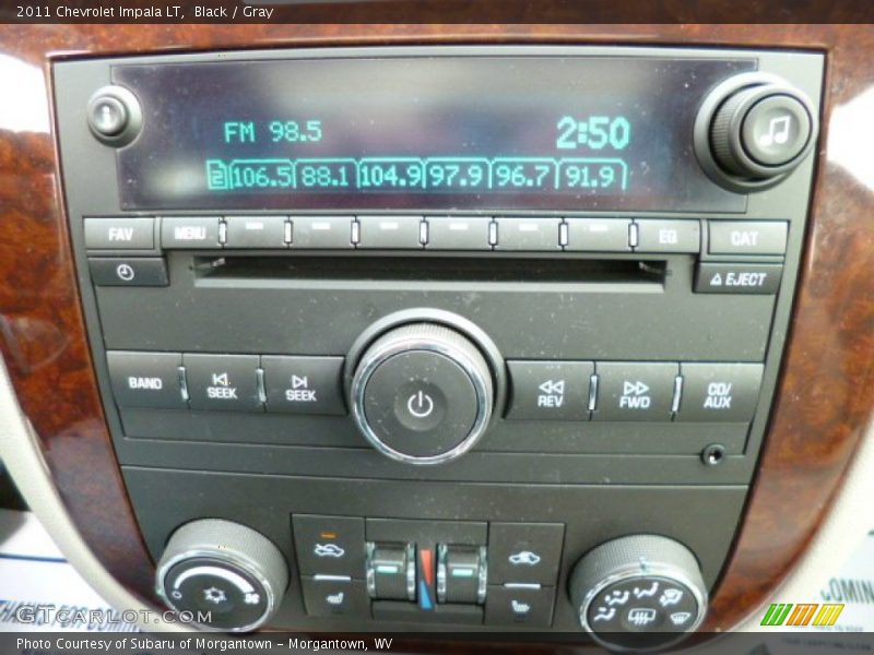 Black / Gray 2011 Chevrolet Impala LT