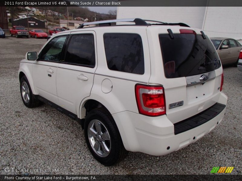 White Suede / Charcoal Black 2011 Ford Escape Limited V6 4WD