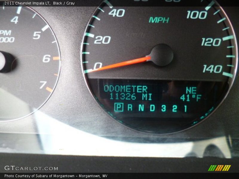 Black / Gray 2011 Chevrolet Impala LT