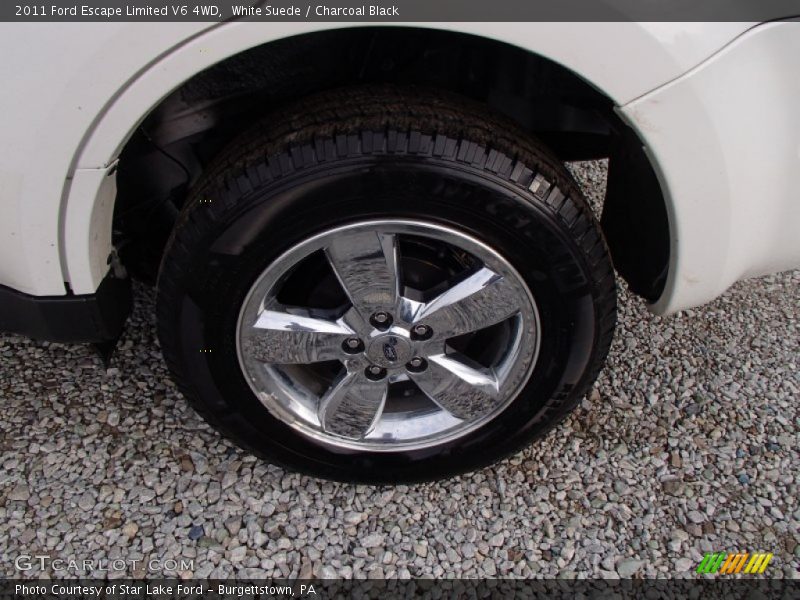 White Suede / Charcoal Black 2011 Ford Escape Limited V6 4WD