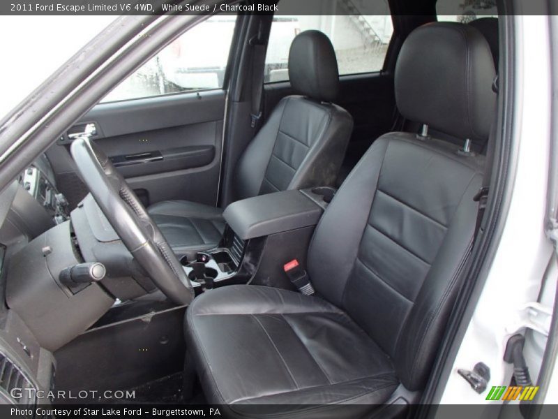 White Suede / Charcoal Black 2011 Ford Escape Limited V6 4WD