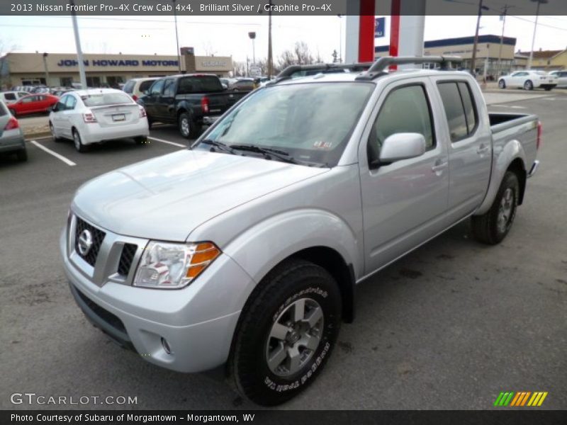 Front 3/4 View of 2013 Frontier Pro-4X Crew Cab 4x4