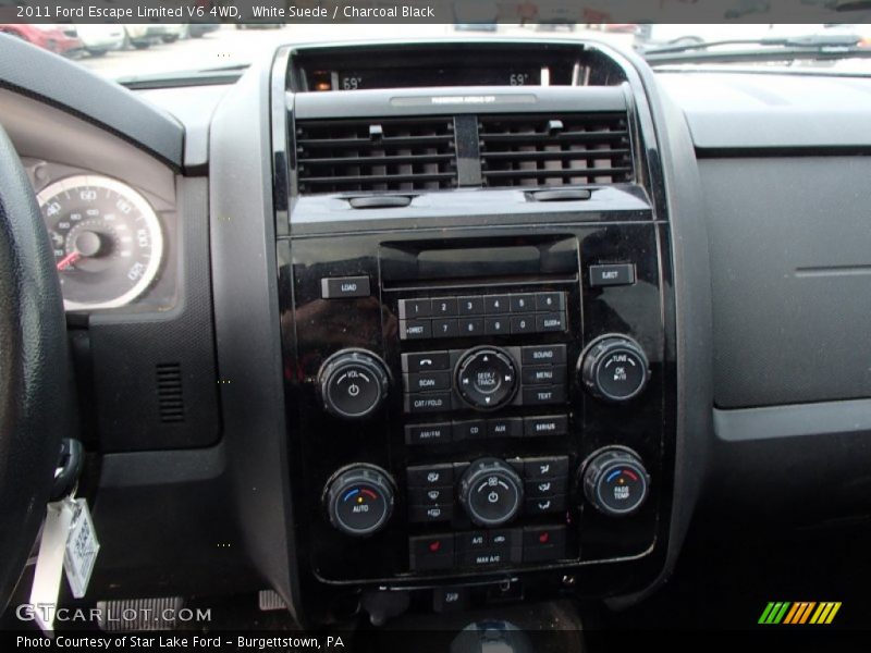 White Suede / Charcoal Black 2011 Ford Escape Limited V6 4WD