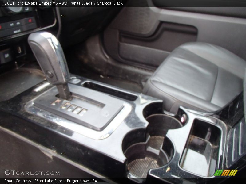 White Suede / Charcoal Black 2011 Ford Escape Limited V6 4WD