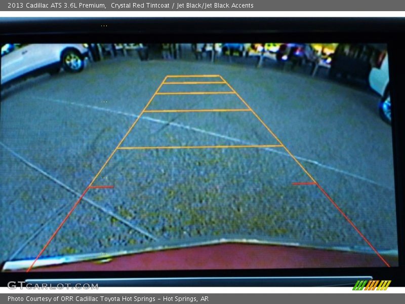 Crystal Red Tintcoat / Jet Black/Jet Black Accents 2013 Cadillac ATS 3.6L Premium
