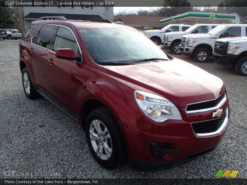 Cardinal Red Metallic / Jet Black 2010 Chevrolet Equinox LT