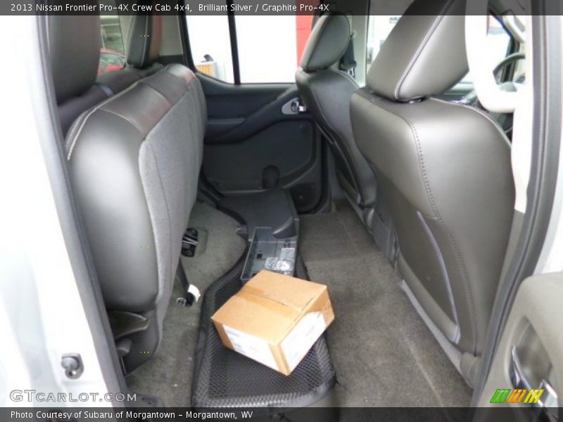 Rear Seat of 2013 Frontier Pro-4X Crew Cab 4x4
