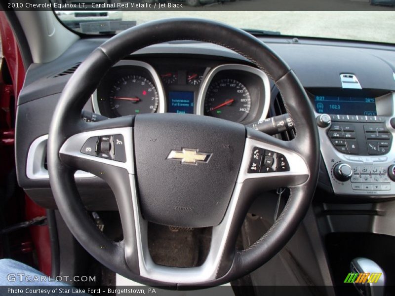 Cardinal Red Metallic / Jet Black 2010 Chevrolet Equinox LT