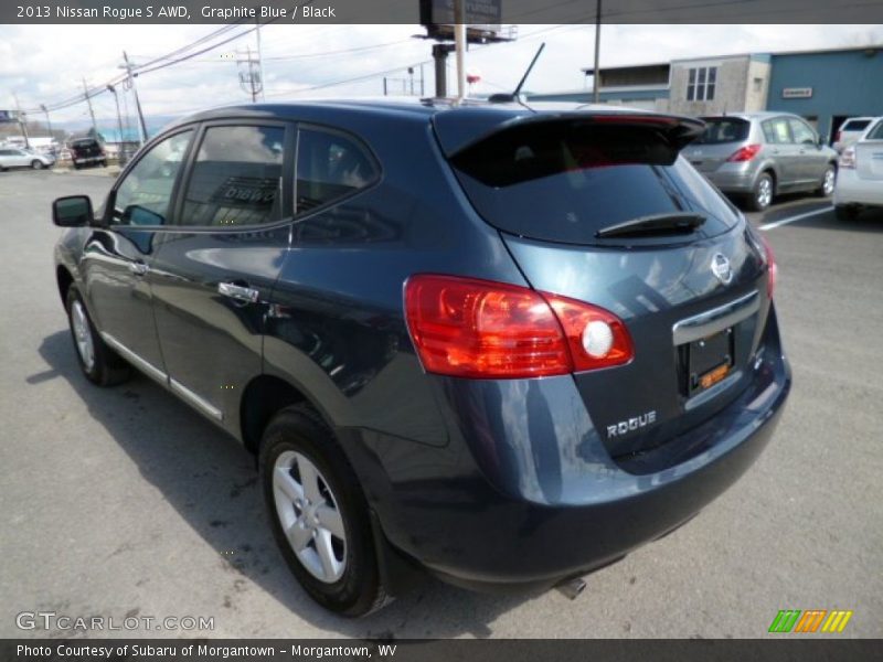 Graphite Blue / Black 2013 Nissan Rogue S AWD